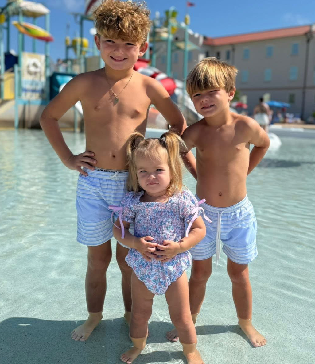 PICCADILLY PLAID SWIM GIRL 1PC