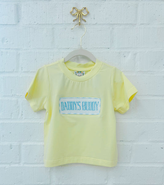 YELLOW AND BLUE GINGHAM BOY SHIRT