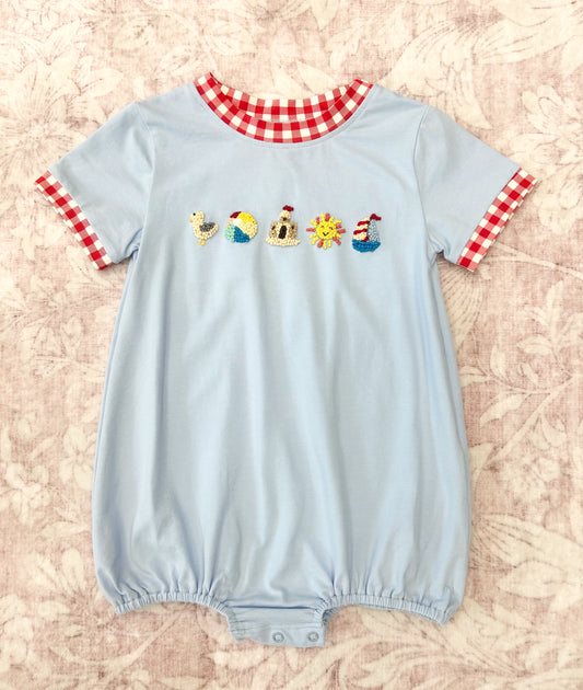 BOYS FRENCH KNOT BEACH BUBBLE