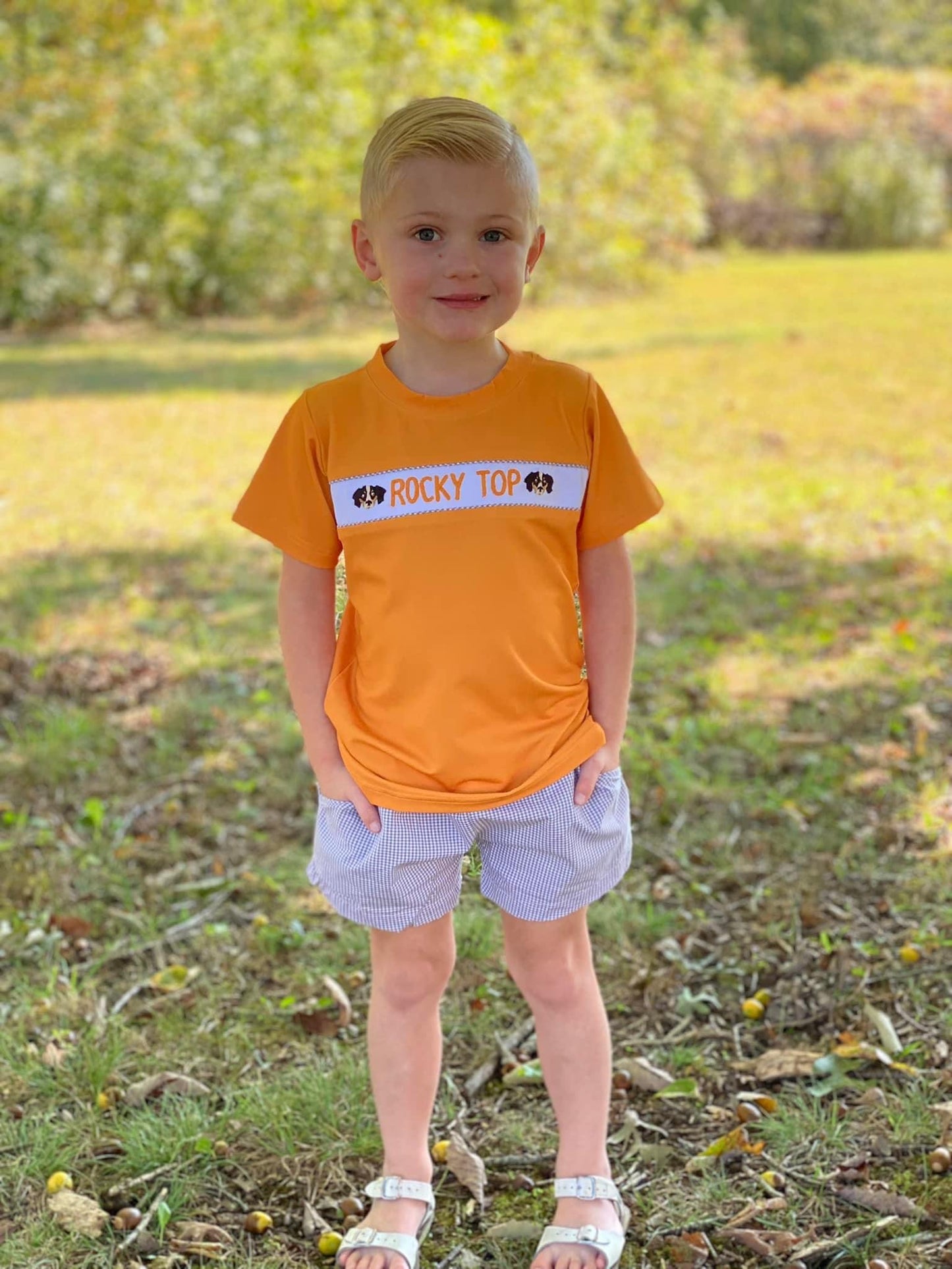 ROCKY TOP RIBBON BOY SHORT SET