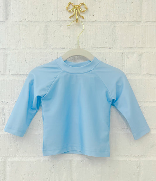 COLLIN’S FLORAL AND GINGHAM SWIM BOY RASHGUARD