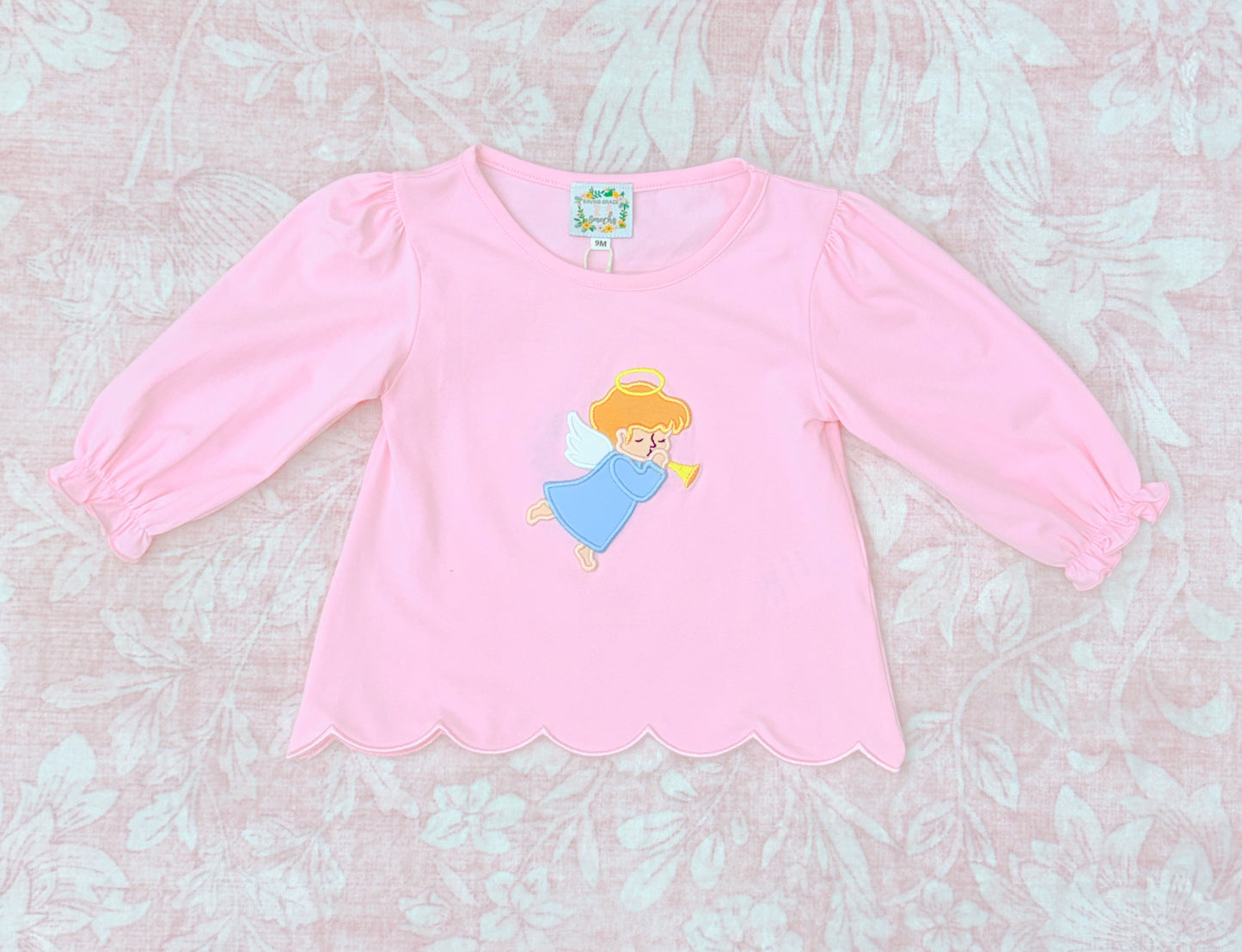 APPLIQUE FOR THE GIRLS ANGEL SHIRT