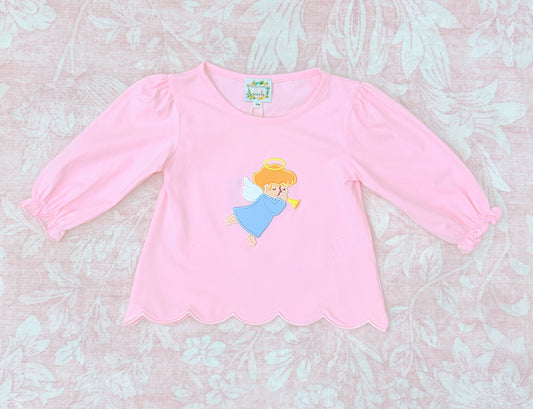 APPLIQUE FOR THE GIRLS ANGEL SHIRT