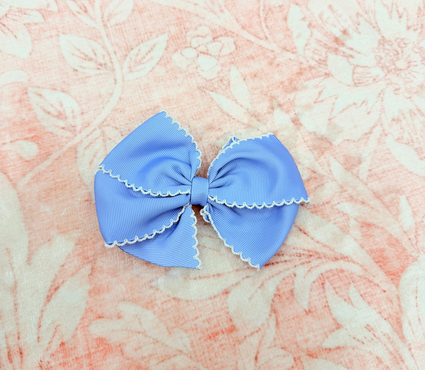 TIMELESS BLUES HAIR BOW