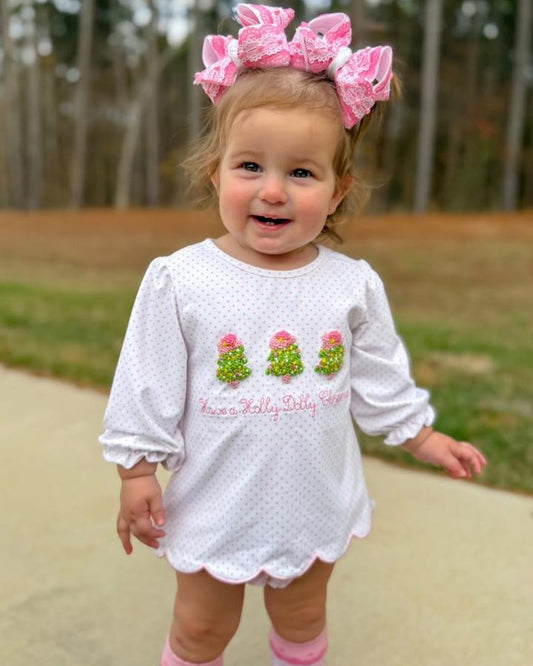 HOLLY DOLLY CHRISTMAS BLOOMER SET