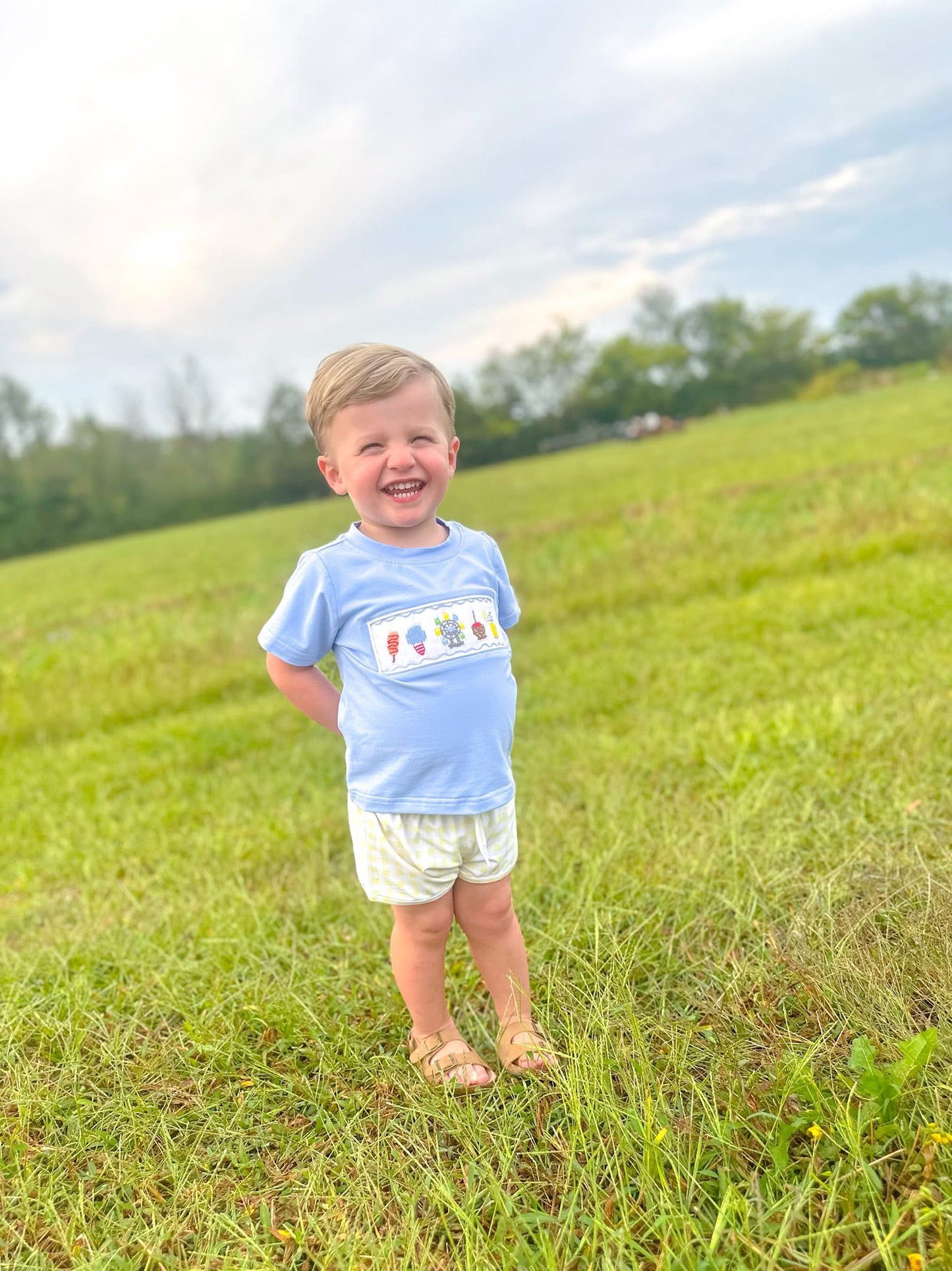 FUN AT THE FAIRGROUNDS BOY SHORT SET