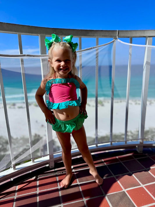 GIRLS BRIGHT SWIM 2PC
