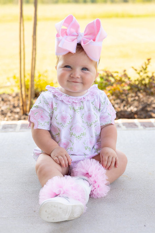 STRIPES & ROSES KNIT GIRL BUBBLE