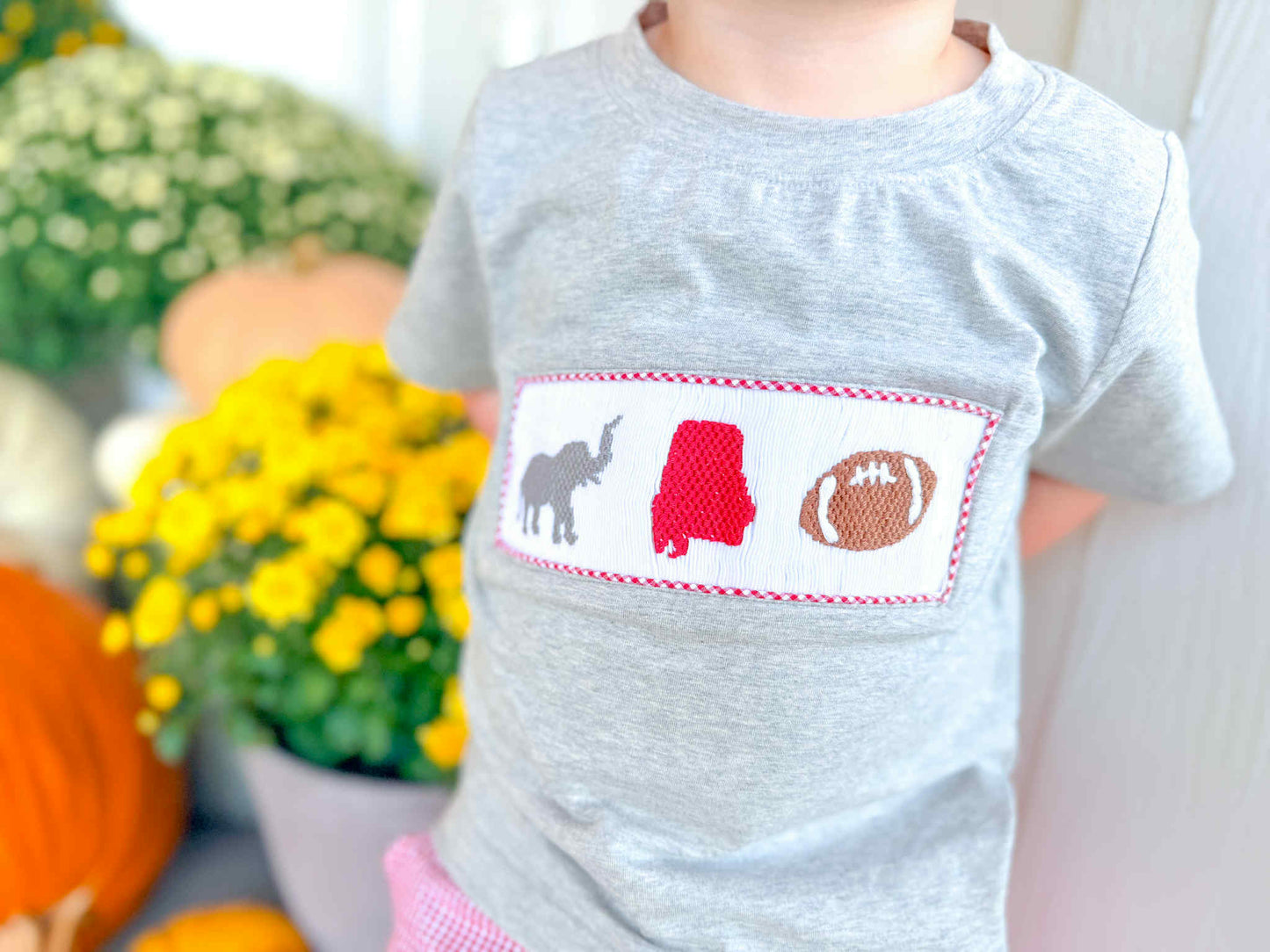 KIDS IN CRIMSON BOY SHORT SET