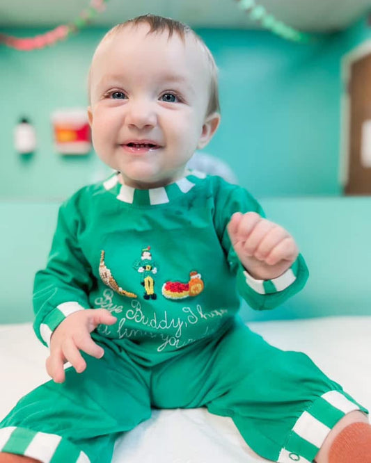SMILING’S MY FAVORITE BOY ROMPER