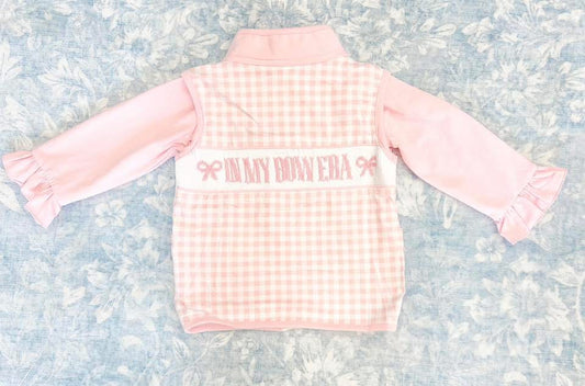 PINK GINGHAM VEST SET
