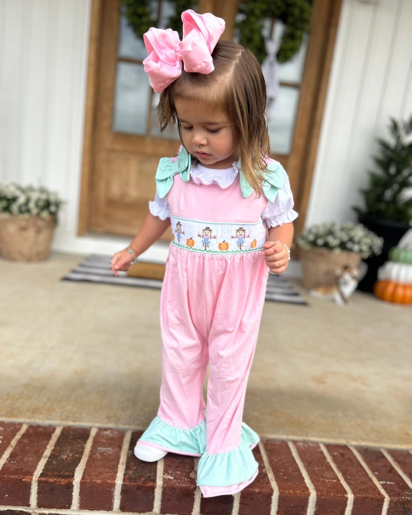 HARVEST WISHES GIRL ROMPER