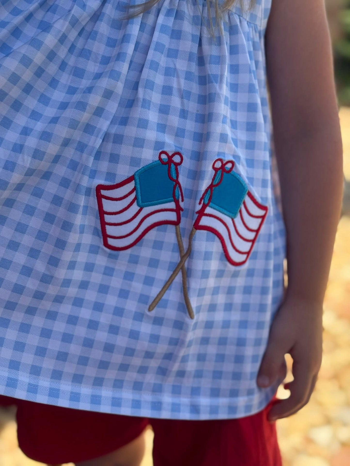 LAND THAT I LOVE GIRL SHORT SET