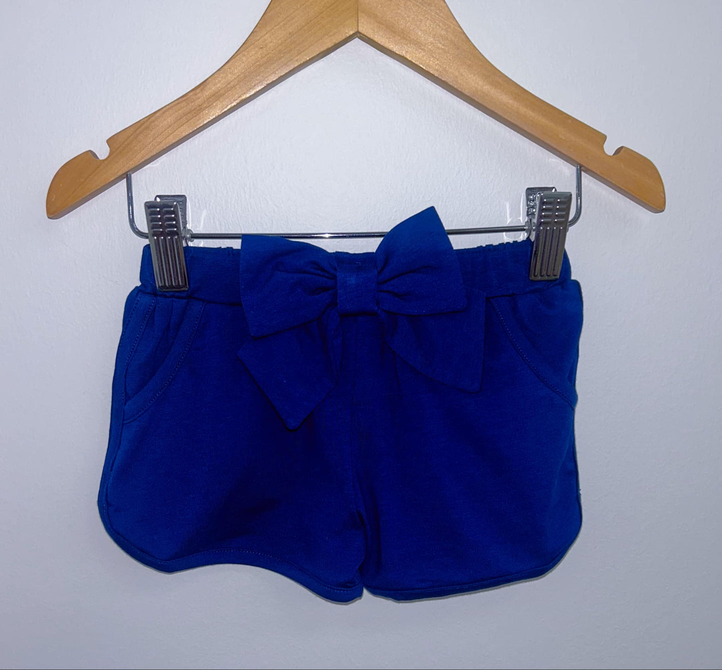 GIRLS KNIT SHORTIES- NAVY