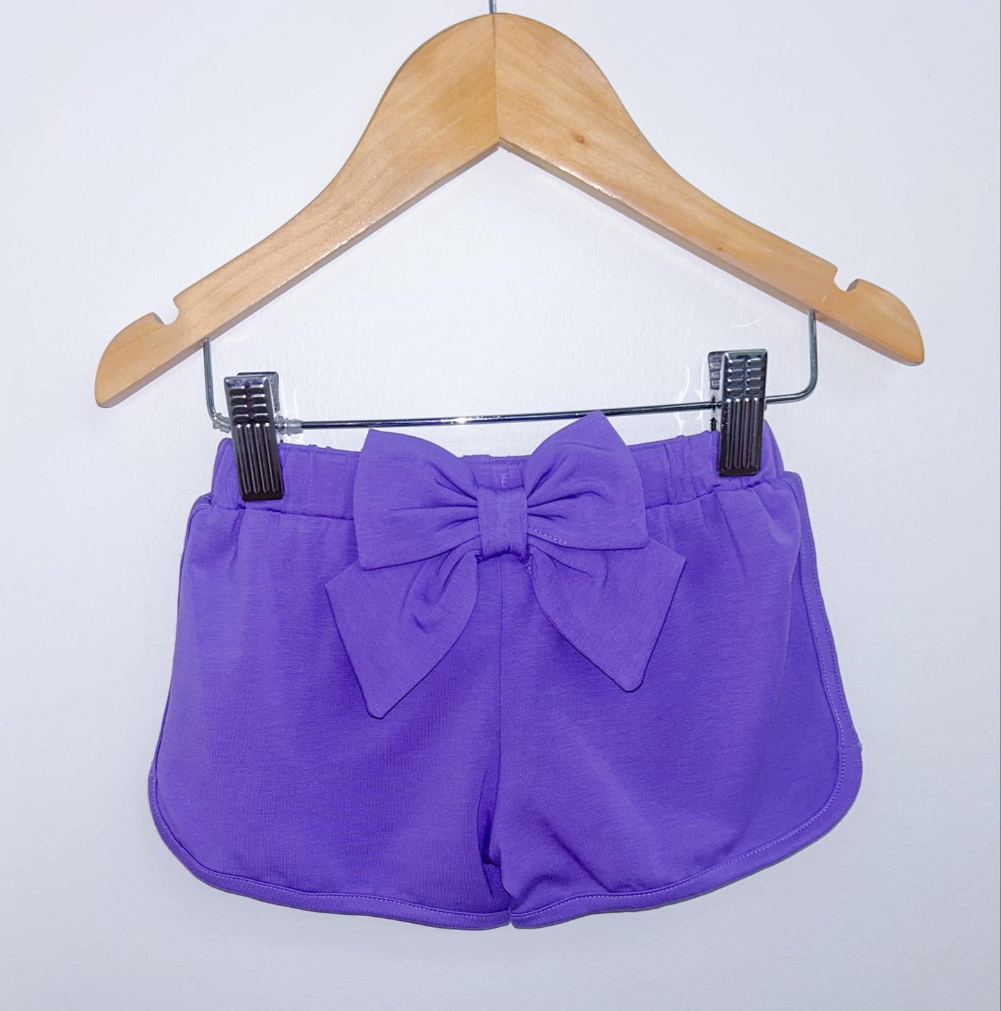 GIRLS KNIT SHORTIES- LAVENDER