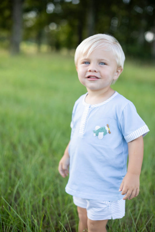 BABY BLUES BOY SHORT SET