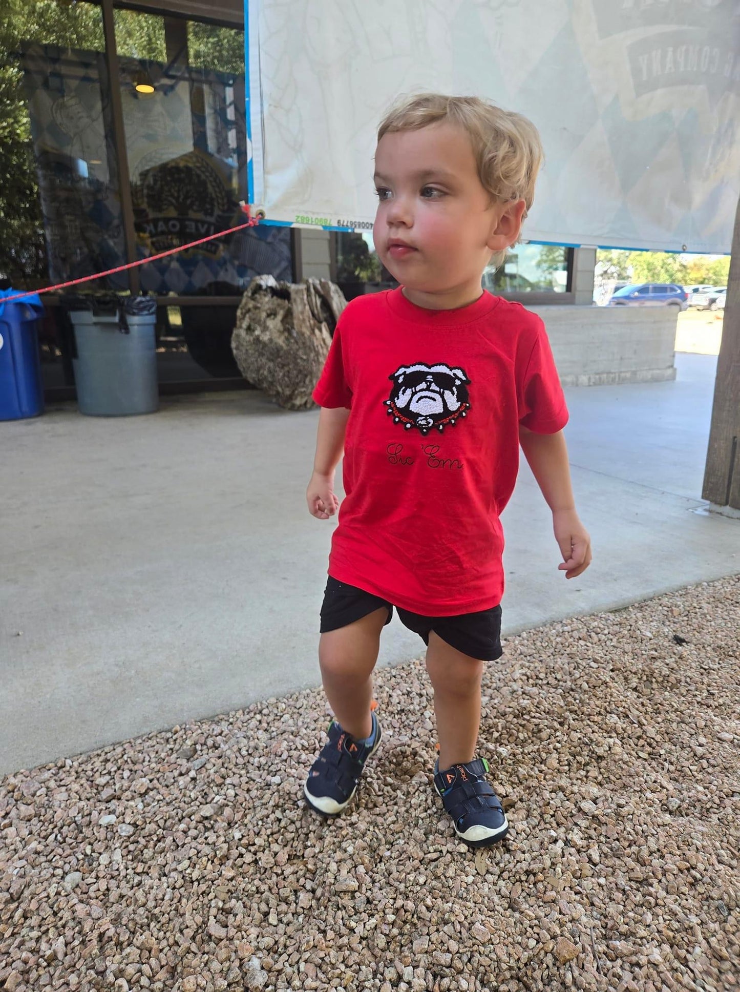 FRENCH KNOT SIC 'EM BOY SHIRT