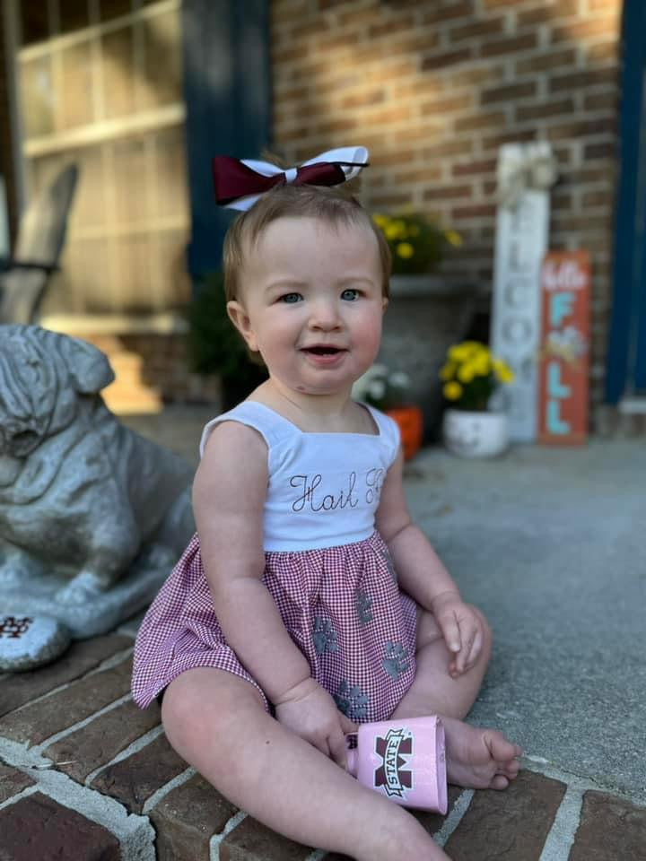 HAIL STATE PAW PRINT BLOOMER SET