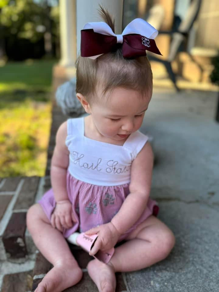 HAIL STATE PAW PRINT BLOOMER SET