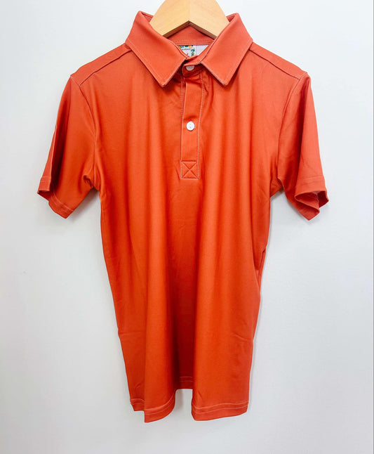 BOY HELLO FALL POLO SHIRT