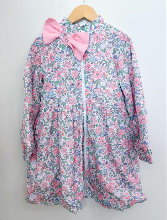 BOOTS & BOWS FLORAL WINDBREAKER