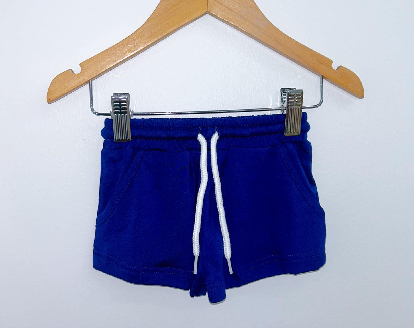 BOYS NAVY KNIT SHORTIES