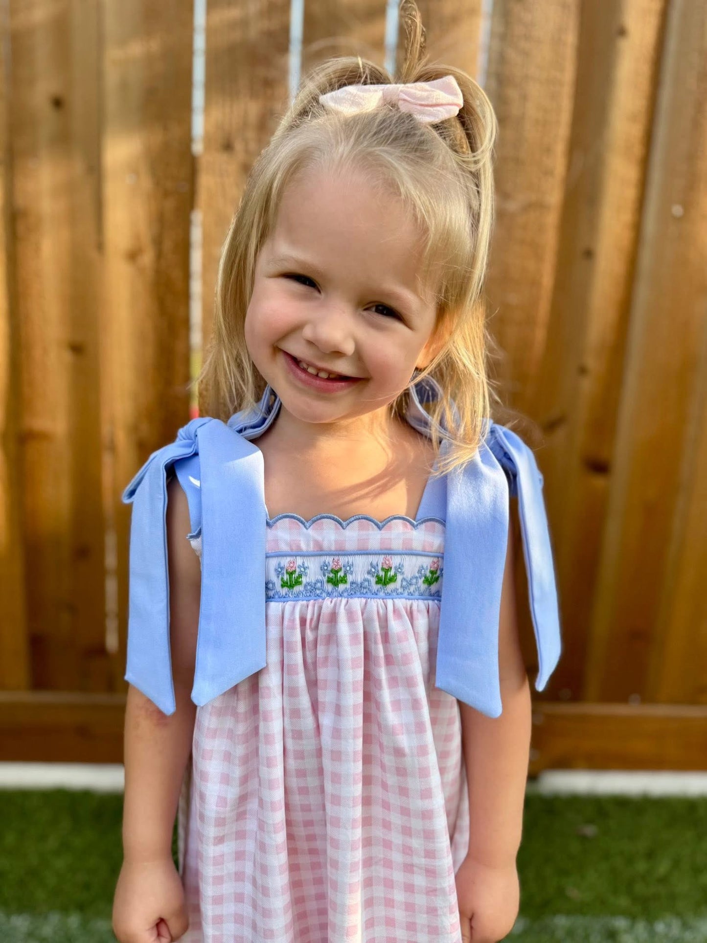 GINGHAM BUNDLES DRESS
