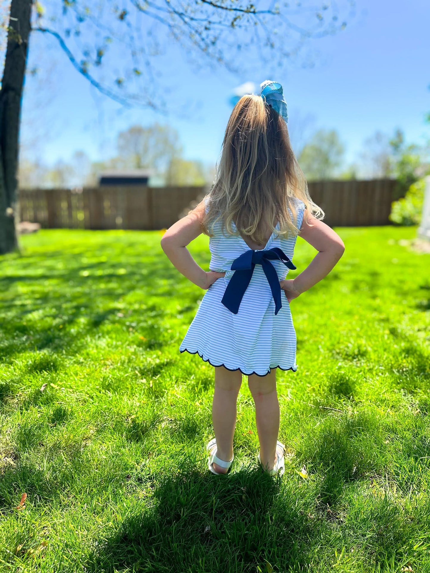 NAVY BABE CASUAL DRESS