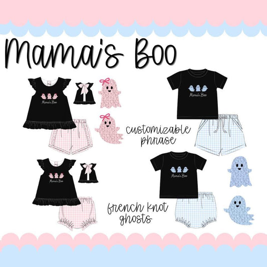 WS PO87: Mama’s Boo French Knot Ghost