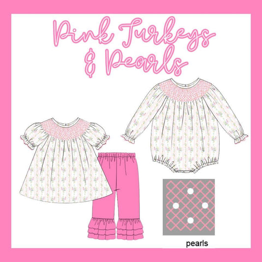 WS PO87: Pink Turkeys & Pearls