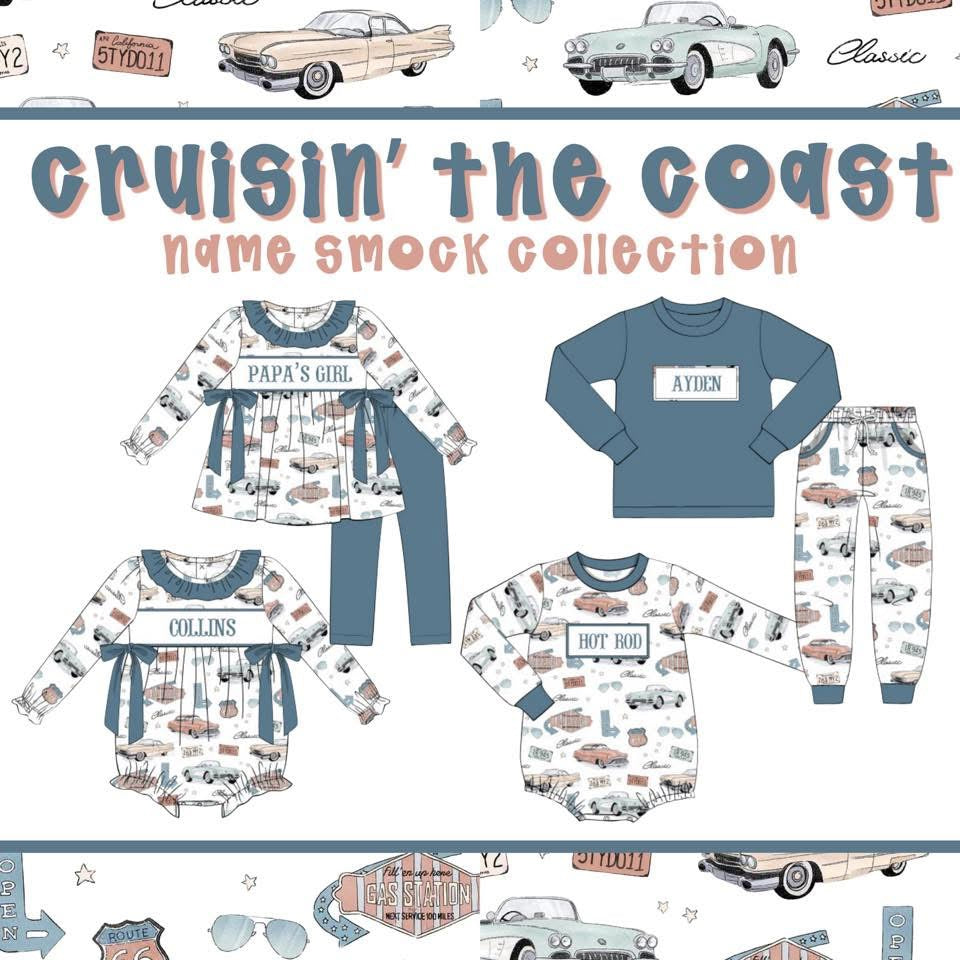 WS PO87: Cruisin’ the Coast Name Smock