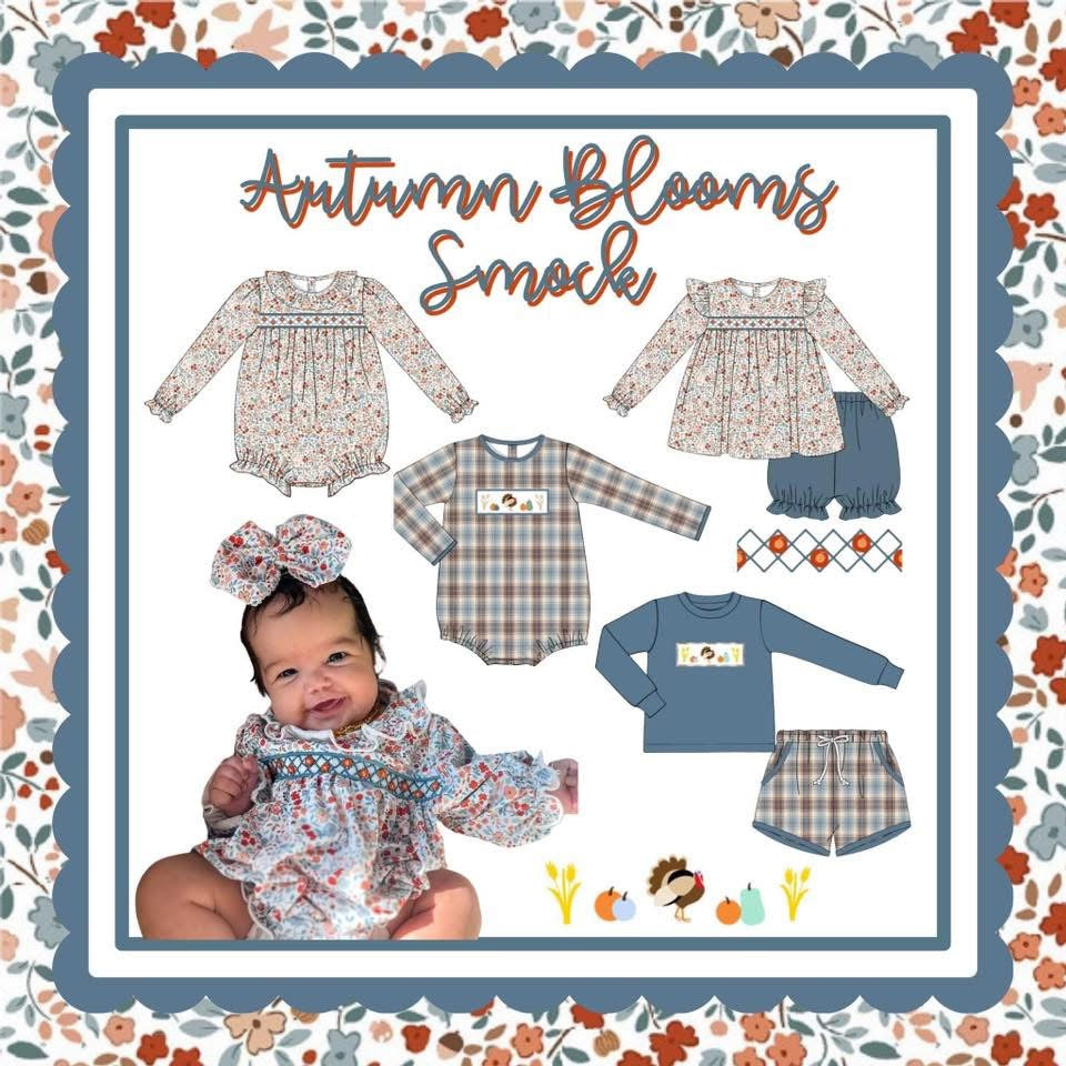 WS PO87: Autumn Blooms Smocks