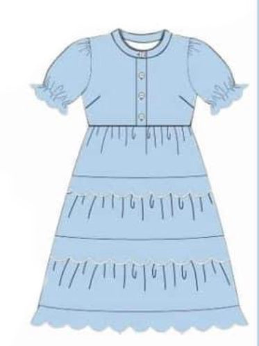 WS PO72.5: Women’s Peter Rabbit Toile Dress