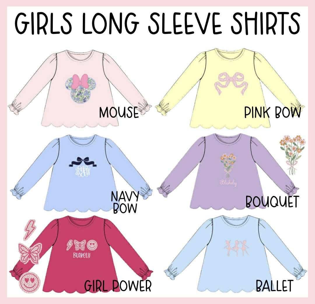 LONG SLEEVE GIRL POWER SHIRT