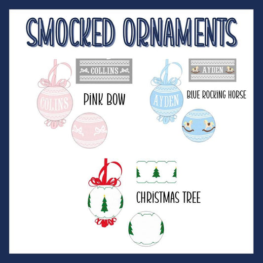 WS PO88: Smocked Ornaments