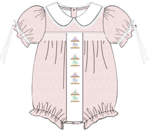 WS PO82: Girls Carousel Ride Bubble