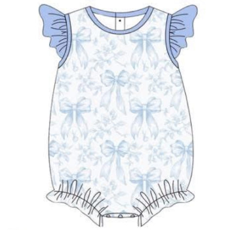 WS Black Friday: Girls Blue Bows Bubble