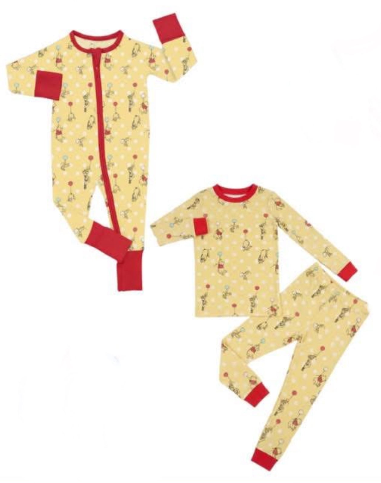 WS Black Friday: Yellow Pooh & Friends Bamboo Pajamas