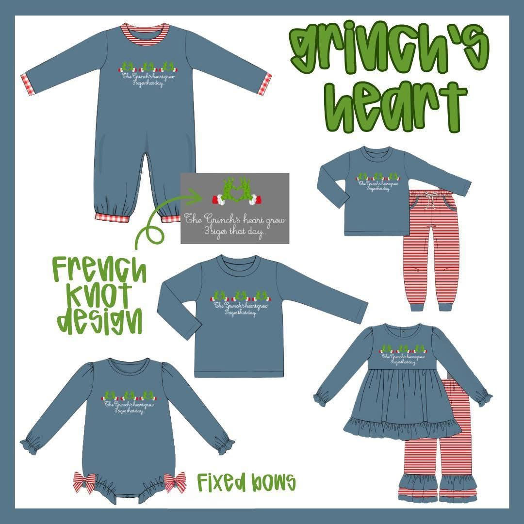 GRINCH'S HEART (TYPO) BOY SHIRT ONLY