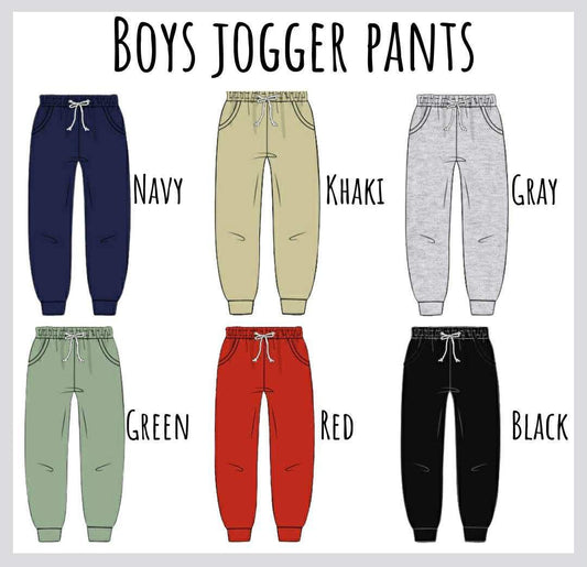 WS PO80: Boys Jogger Pants Only