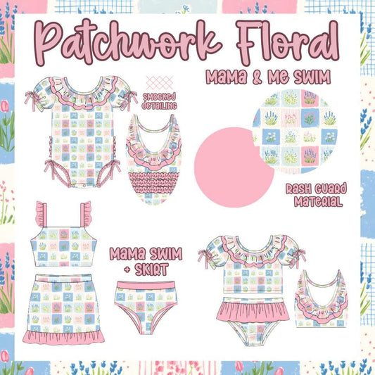 WS PO83: Patchwork Floral Swim
