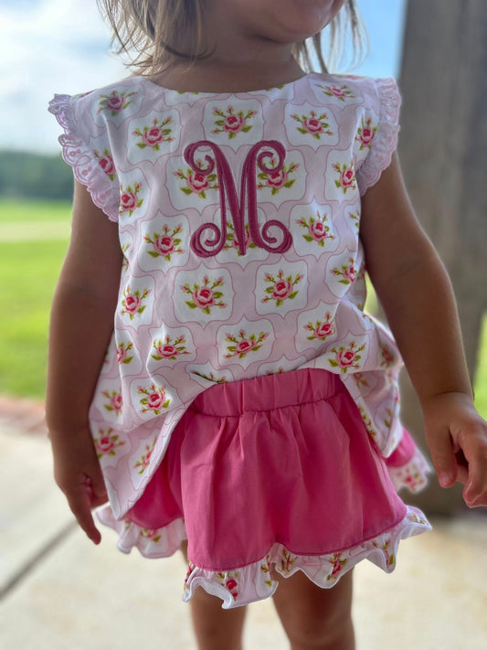 SHABBY CHIC BLOOMER SET