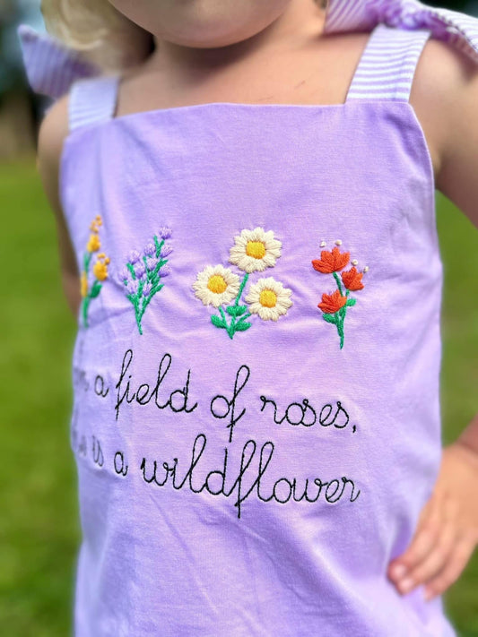 SHE'S A WILDFLOWER GIRL SHORT SET