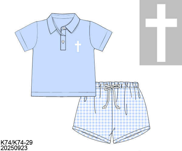 WS PO82: Boys At the Cross Short Set