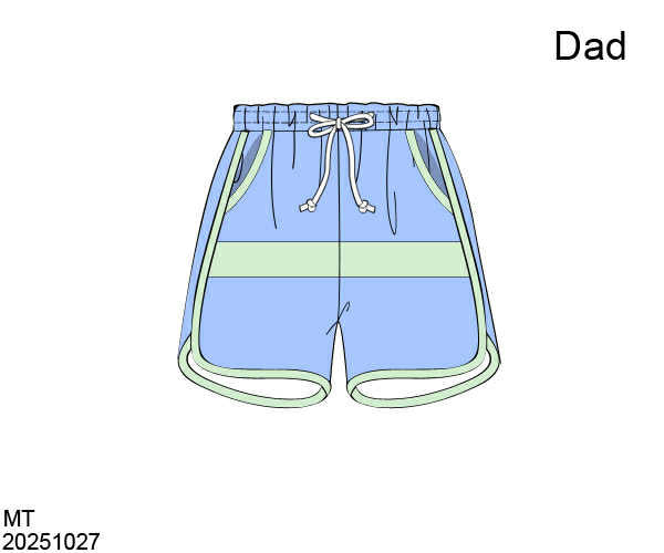 WS PO82: Men’s Cottage Dreams Swim Trunks