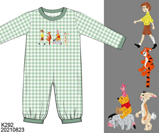 WS PO80: Boys 100 Acres Romper