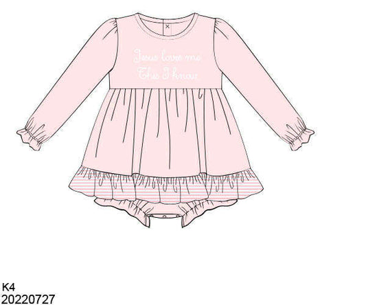 WS PO80: Girls Jesus Loves Me Bubble