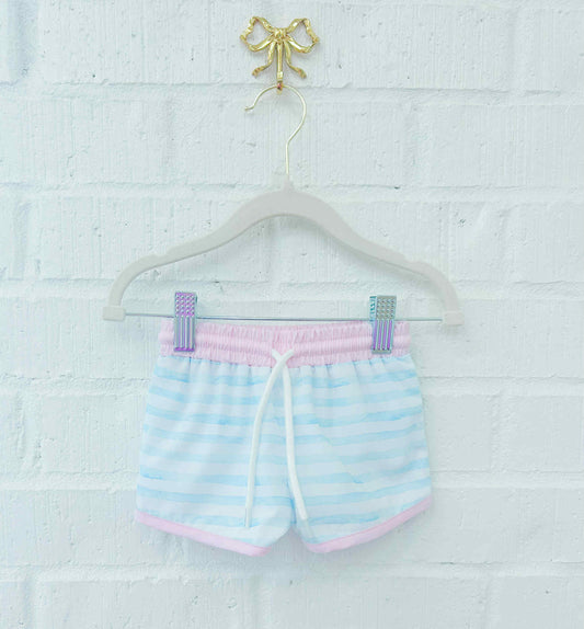 BLUE & BOWS SWIM BOY TRUNKS