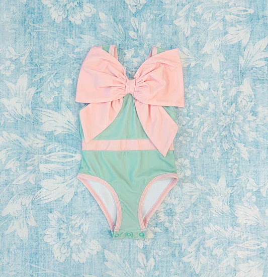 PEACH & SAGE SWIM GIRL 1PC