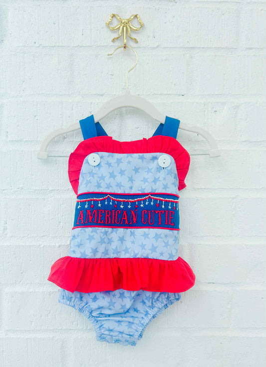 AMERICAN STARS & STRIPES SWIM GIRL 1PC